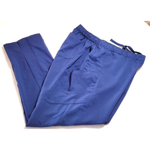 Womens Scrubs Lot 3 Tops 1 Pants Sz XL Healing Hands Scrubstar Wonderwink - Picture 3 of 13